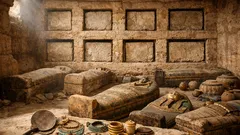 Descubren en Luxor una tumba egipcia con 11 entierros sellados y joyas intactas