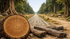 Un estudio revela cómo Roma llevó la tala hasta bosques antiguos y remotos