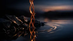 Una teoría de 2024 sugiere que el espacio-tiempo podría parecer una doble hélice