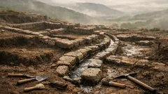 Hallan un acueducto en Bibracte y revelan cómo funcionaba esta gran ciudad celta