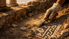 Descubren en Sicilia unas termas romanas gigantes con mosaicos que reescriben la historia de Halaesa