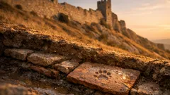 Descubren un acueducto romano del siglo II oculto bajo un castillo y a menos de 1 metro de profundidad