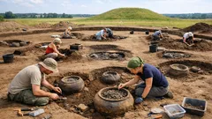 Hallan en Alemania un cementerio de 3,000 años y un túmulo perdido desconcierta a arqueólogos