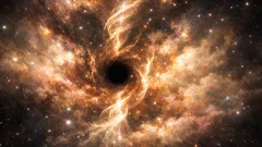 Descubren extraños filamentos con moléculas orgánicas en el centro de la Vía Láctea