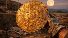 El disco de oro que podría revelar un calendario lunar de la Edad del Bronce