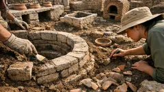 Hallan en Francia un mausoleo romano único junto a tres tabernas casi intactas