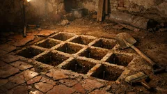 Hallan una necrópolis de 700 años bajo el sótano de una casa durante una remodelación