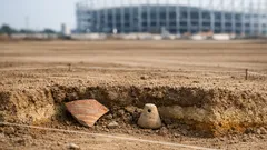 Hallan un asentamiento de la Edad del Bronce bajo un estadio en Wolmirstedt
