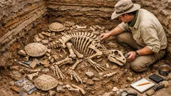 Hallan 872 fósiles en menos de 5 m² y revelan un ecosistema de hace 72 millones de años