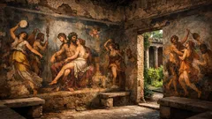 Pompeya revela un fresco monumental de Dioniso que cambia lo que sabíamos del banquete romano