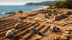Hallan en Sant Gregori una villa romana del vino junto al mar