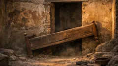 Pompeya revela la Casa de Hele y Frixo con una cama usada como barricada