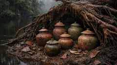 Hallan 7 urnas funerarias en la Amazonia y el descubrimiento cambia lo que sabíamos del lugar