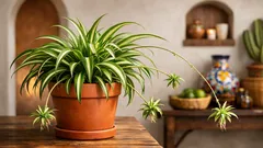 La planta cinta podría cuidar a sus hijuelos más de lo que pensábamos