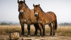 Hallan en Italia dos caballos prehistóricos que convivieron hace 1.6 millones de años