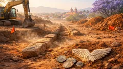 Descubren calzada romana de 500 metros y posible templo de Mercurio bajo futuro campus tecnológico