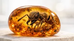 Descubren una hormiga fósil en ámbar dominicano que cambia su historia evolutiva