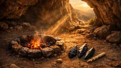 Hallan una hoguera prehistórica de 9,000 años en una cueva clave de la Edad de Piedra