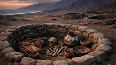 Hallan en El Curaca un cementerio precolombino con 24 entierros colectivos en Atico