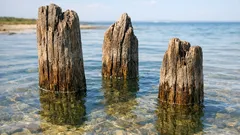Empalizadas romanas revelan que el nivel del mar subió 40 cm en Grado