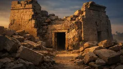 Atribis revela pistas de un templo oculto tras un pilono en Egipto