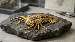 Descubren un fósil dorado de 450 millones de años que reescribe la evolución marina