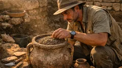 Hallan ánfora con restos de peces en Sicilia y reabre preguntas sobre la cocina antigua