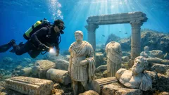 Descubren en Miseno un enorme depósito de mármoles que protegía un antiguo puerto romano