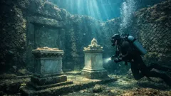 Descubren un templo nabateo intacto bajo el mar frente a Pozzuoli