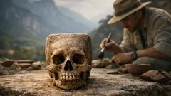 Hallan en Tamaulipas un cráneo prehispánico que revela una identidad poco conocida