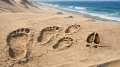 Huellas de neandertales revelan una escena familiar en la costa de hace 80 mil años