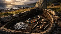 Descubren un cementerio vikingo sin restos humanos y con joyas que revelan poder femenino