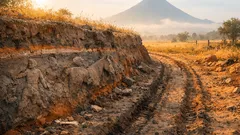 Descubren huellas humanas de la Edad del Bronce que quedaron fijadas por una erupción