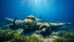 Hallan un avión nazi Ju 88 a 51 metros de profundidad frente a Sicilia