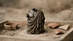 La figurilla romana hallada en Sandy que revela poder, ritual y prestigio textil