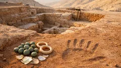 Descubren en Motza una tumba de 9,000 años con una mujer de seis dedos