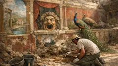 Descubren nuevos frescos en la Villa de Popea y Oplontis revela más secretos del mundo romano