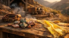 Hallan en antigua mina de cobre pistas de un tinte amarillo usado hace casi 3,000 años