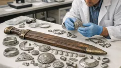 El Tesoro de Peebles revela un brillo plateado que reescribe la Edad del Bronce