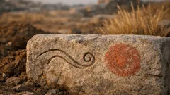 Descubren que estas cabezas de toro en piedra formaban parte de un ritual funerario