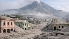 Plymouth, la capital fantasma de Montserrat que quedó sepultada por un volcán