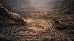 Descubren tres mosaicos romanos que revelan el lujo oculto de una villa cerca de Ovilava