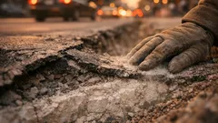 Descubren una calzada romana de casi 2,000 años bajo una avenida de Londres
