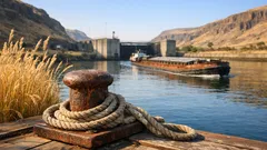 Cómo Idaho tiene un puerto marítimo sin costa y conectado al océano Pacífico