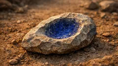 Hallan azurita en una herramienta paleolítica y reescriben la historia del color azul