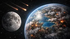 El agua de la Tierra pudo llegar después de la Luna y eso cambia la historia de la vida