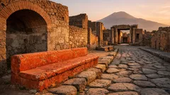 Hallan una banca de espera en Pompeya y revela cómo se vivía el poder en la antigua Roma