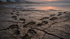 Hallan huellas fósiles de 1.5 millones de años que revelan un encuentro entre dos homininos