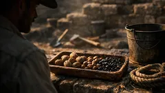 Descubren un pozo romano con nueces y semillas intactas tras casi 1800 años