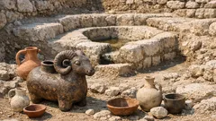 Descubren en Megido una prensa de vino de 5,000 años y un ritual cananeo intacto